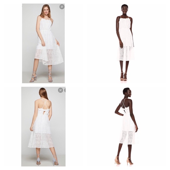 (NWT) BCBGeneration Lace Overlay Strappy Dress - Picture 2 of 8